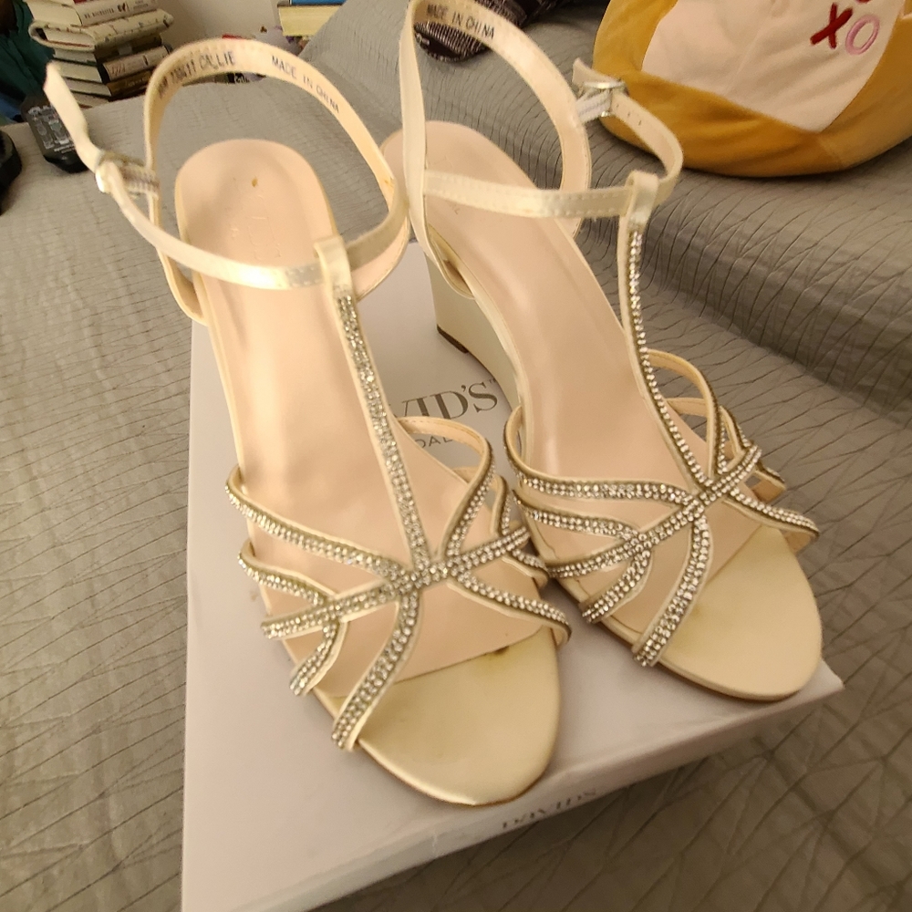 David's Bridal wedding shoes